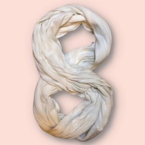 Forever 21 White infinity scarf